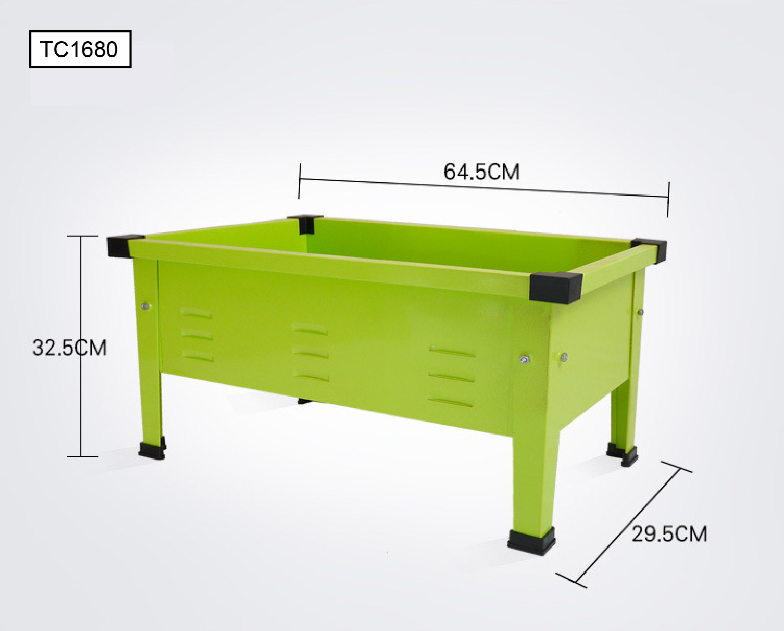 Metal garden planting bed series