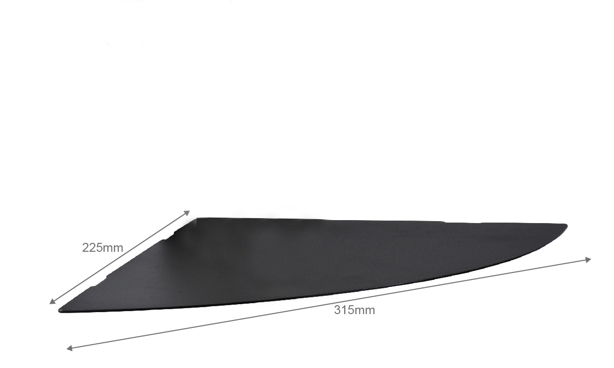 Triangular corner shelf 03
