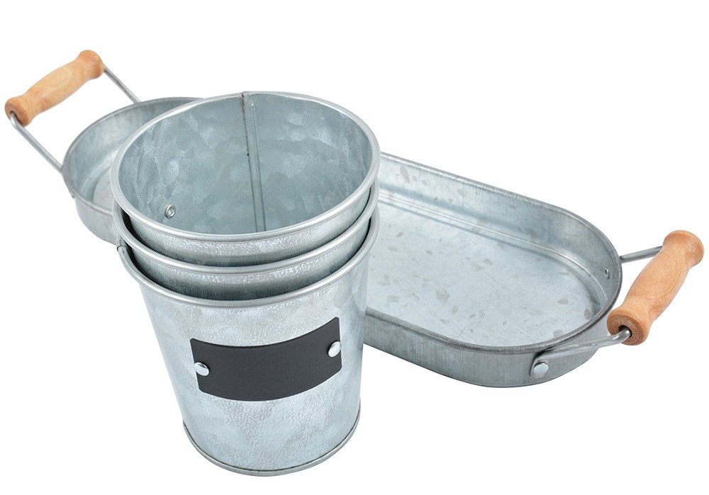 Flower pot setof 3,round