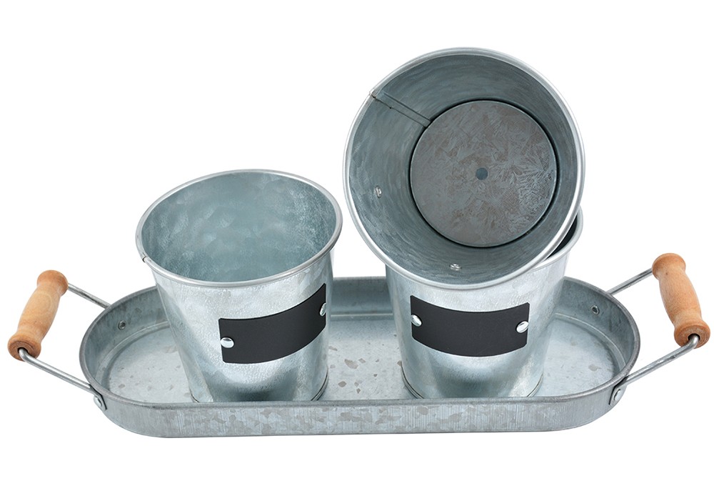 Flower pot setof 3,round