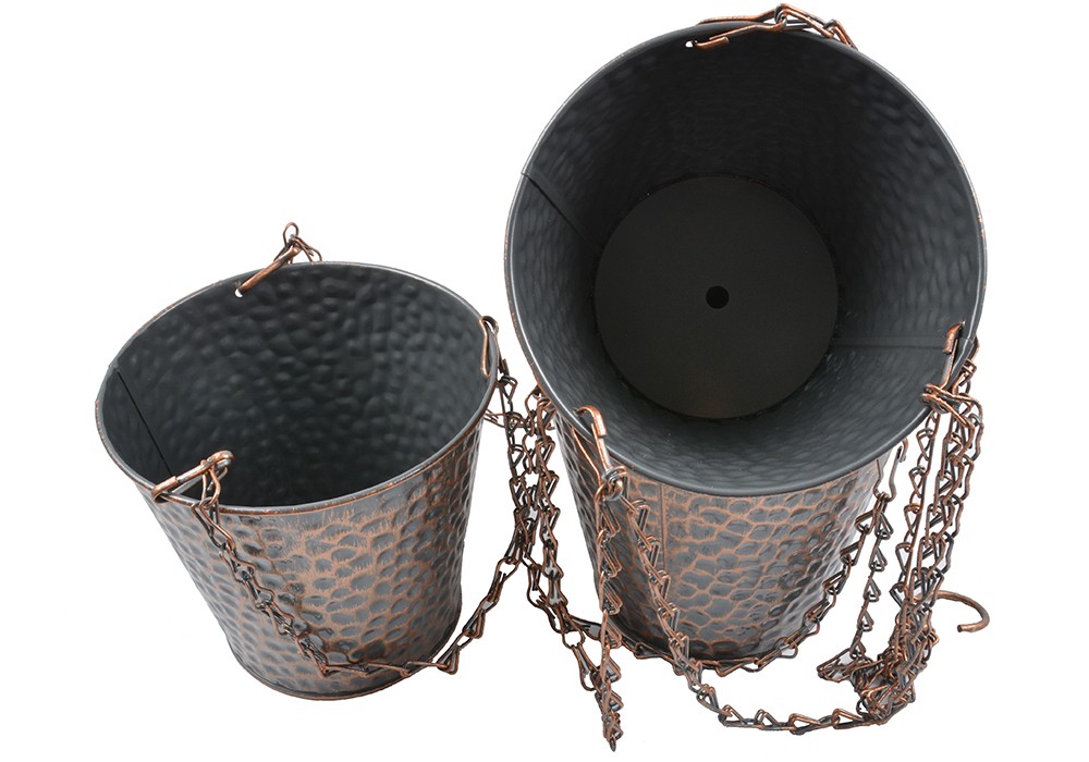 Metal Plant pot set of 3，2 color