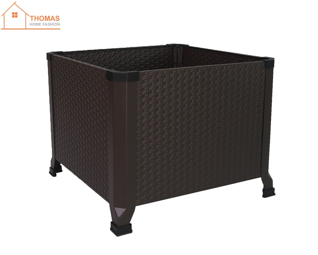 Metal garden planter bed series