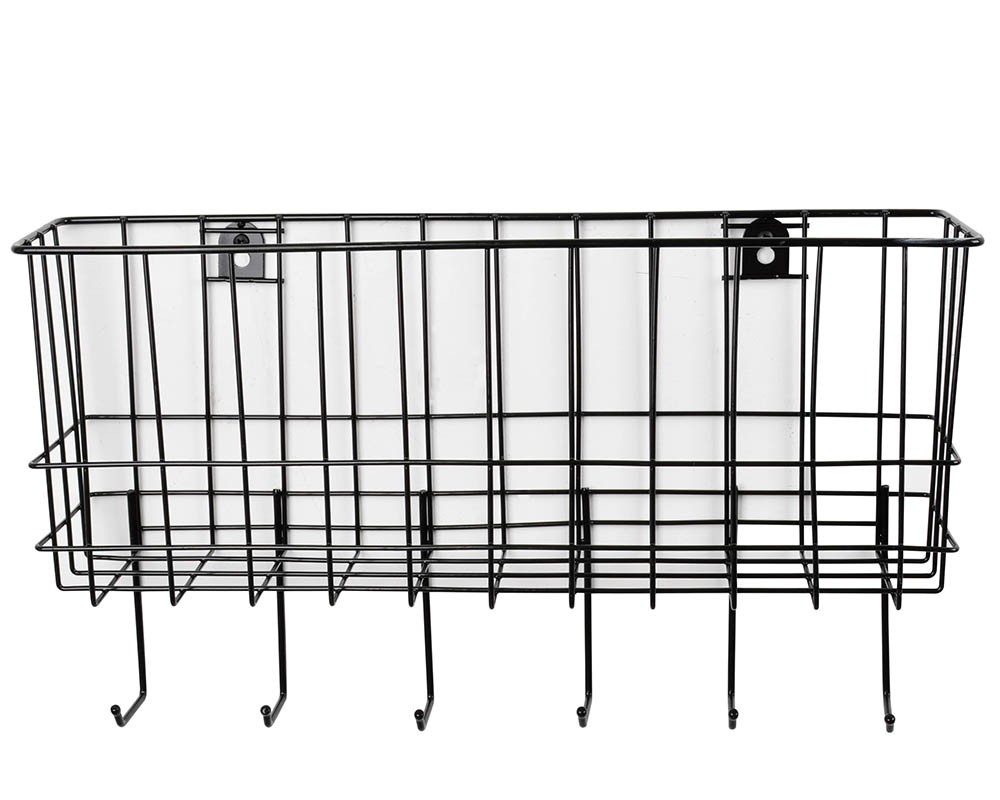 Metal basket,TC477,Black