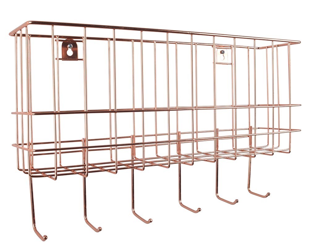 Metal basket,TC478,Rose gold