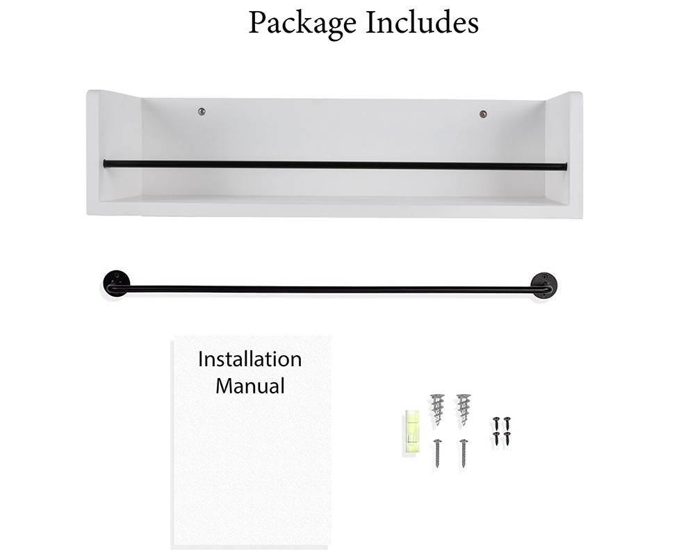 Wooden spice rack,TB002,White