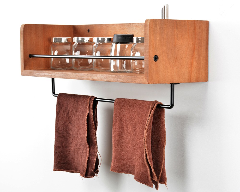 Wooden spice rack,TB004,Walnut