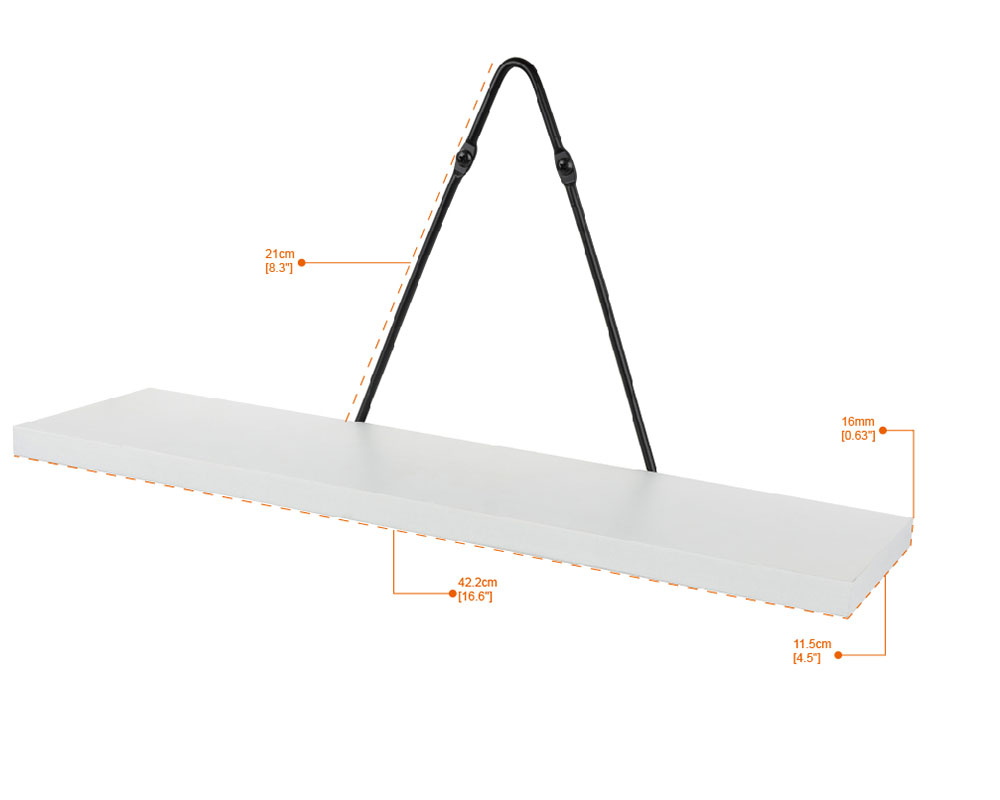 Wall shelf,White