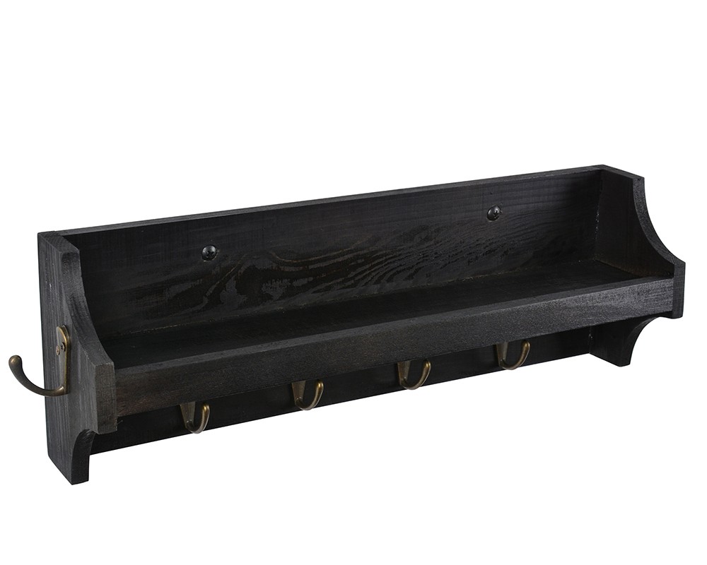 Wooden shelf,TB118,Black
