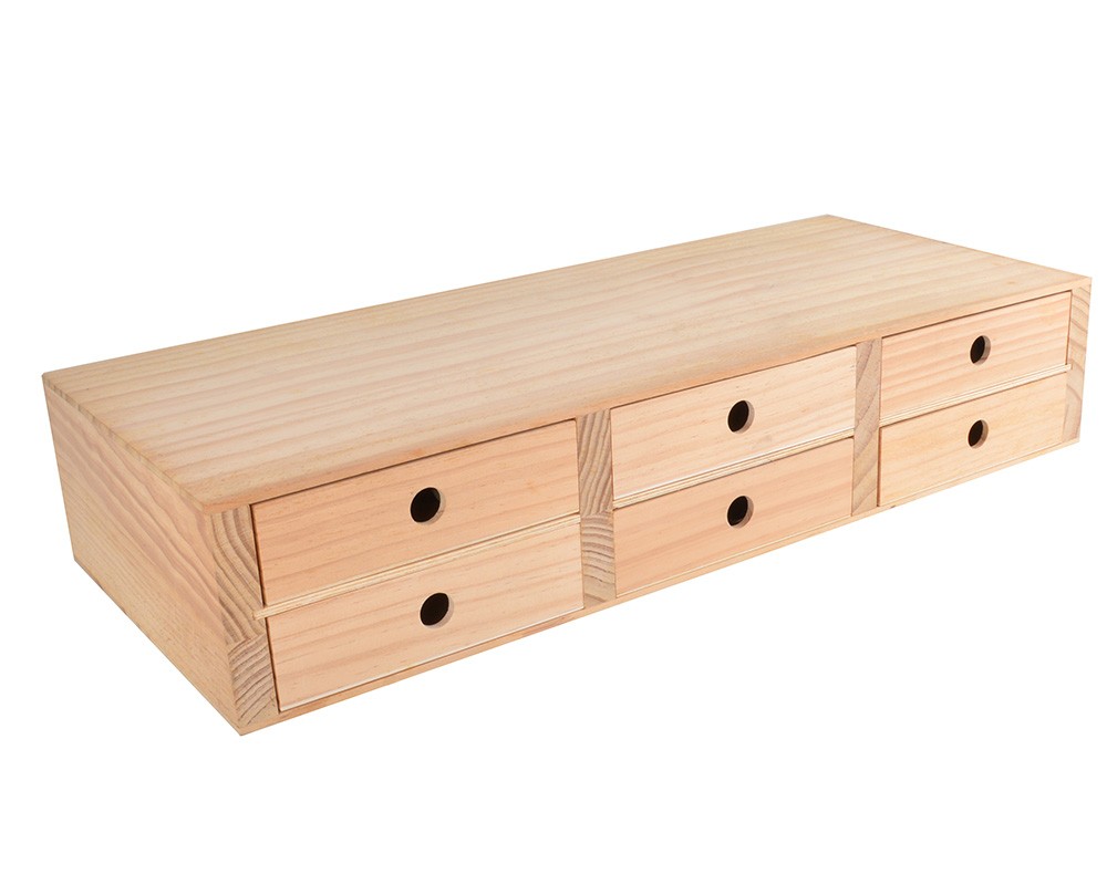 Wooden drawer box,TB421,Natural