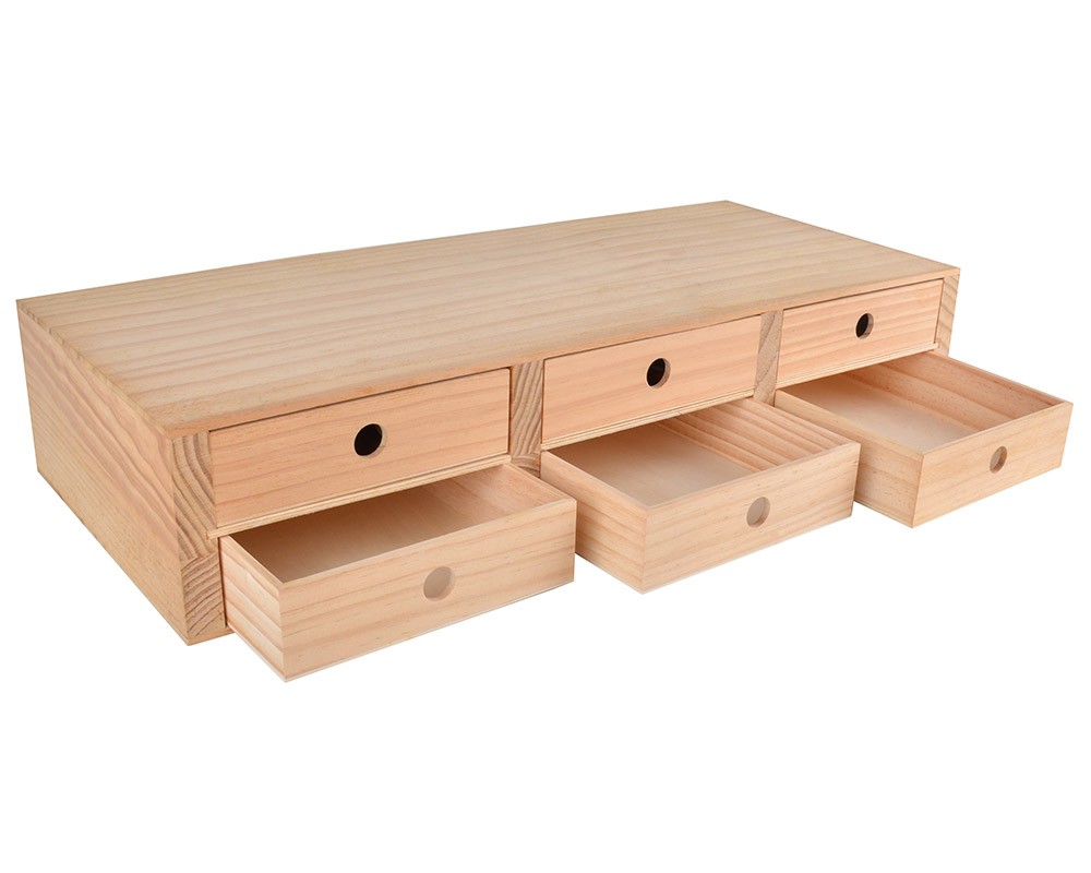 Wooden drawer box,TB421,Natural