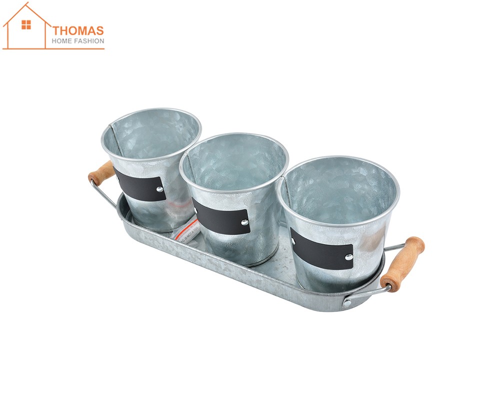 Flower pot setof 3,round