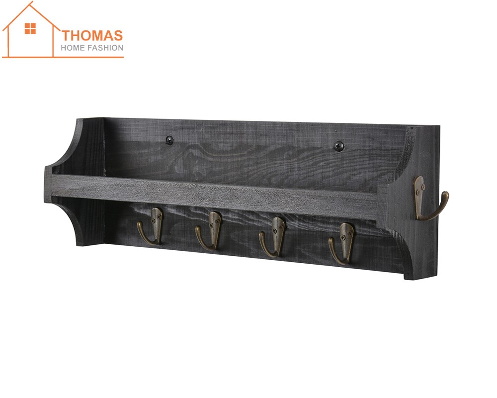 Wooden shelf,TB118,Black