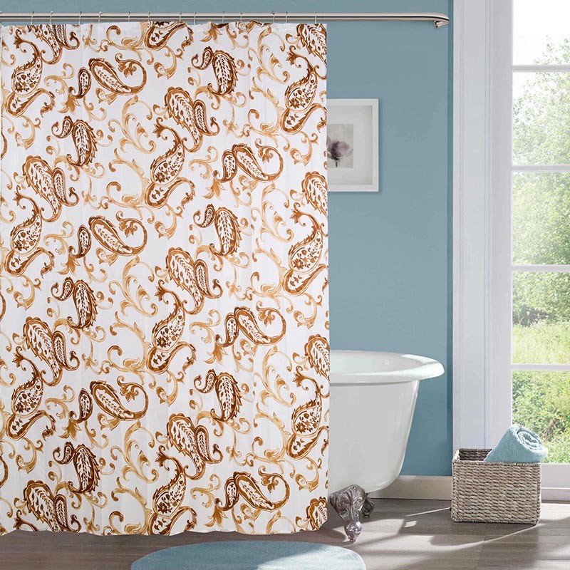 Polyester shower curtain 02