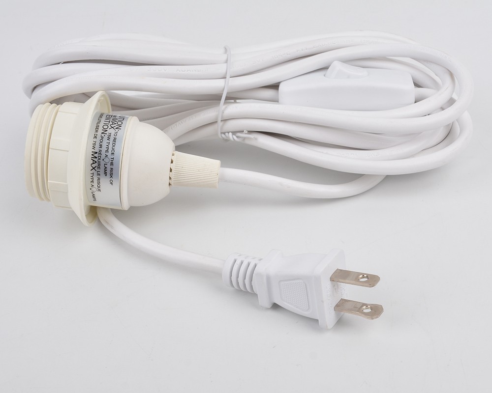 Cord with switch,White,TC087