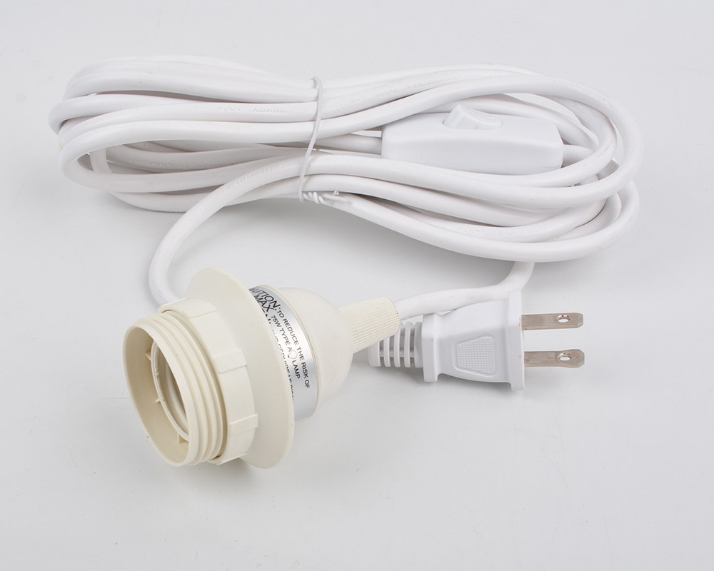 Cord with switch,White,TC087
