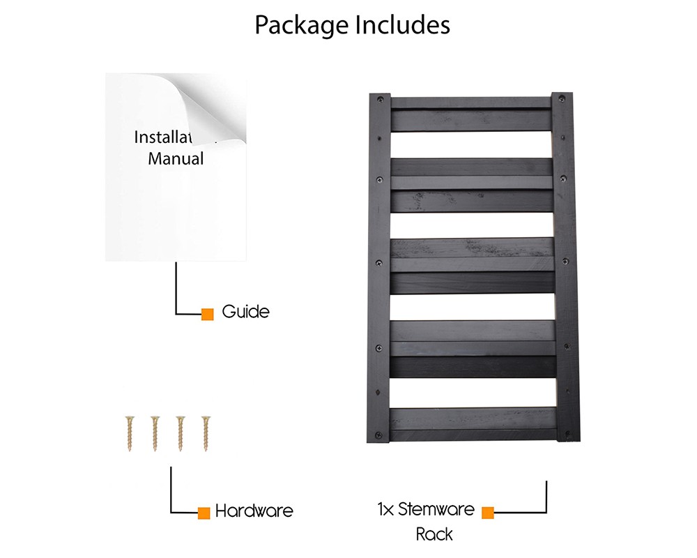 Wine glass rack,Black,TA068