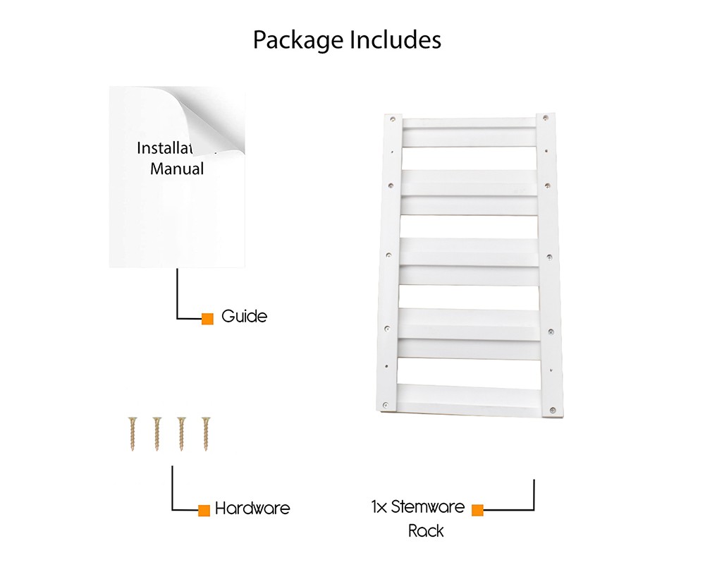 Wine glass rack,White,TA069
