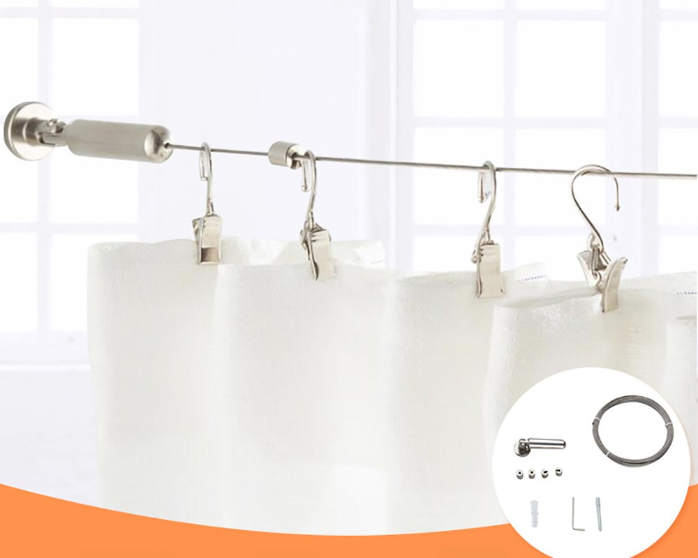  Curtain wire set,Sliver