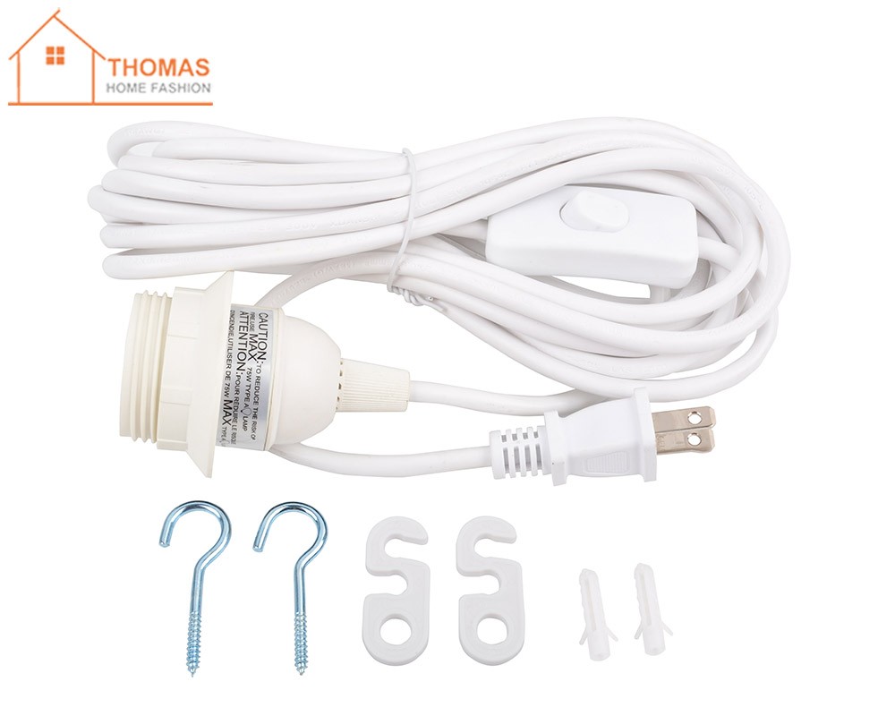 Cord with switch,White,TC087