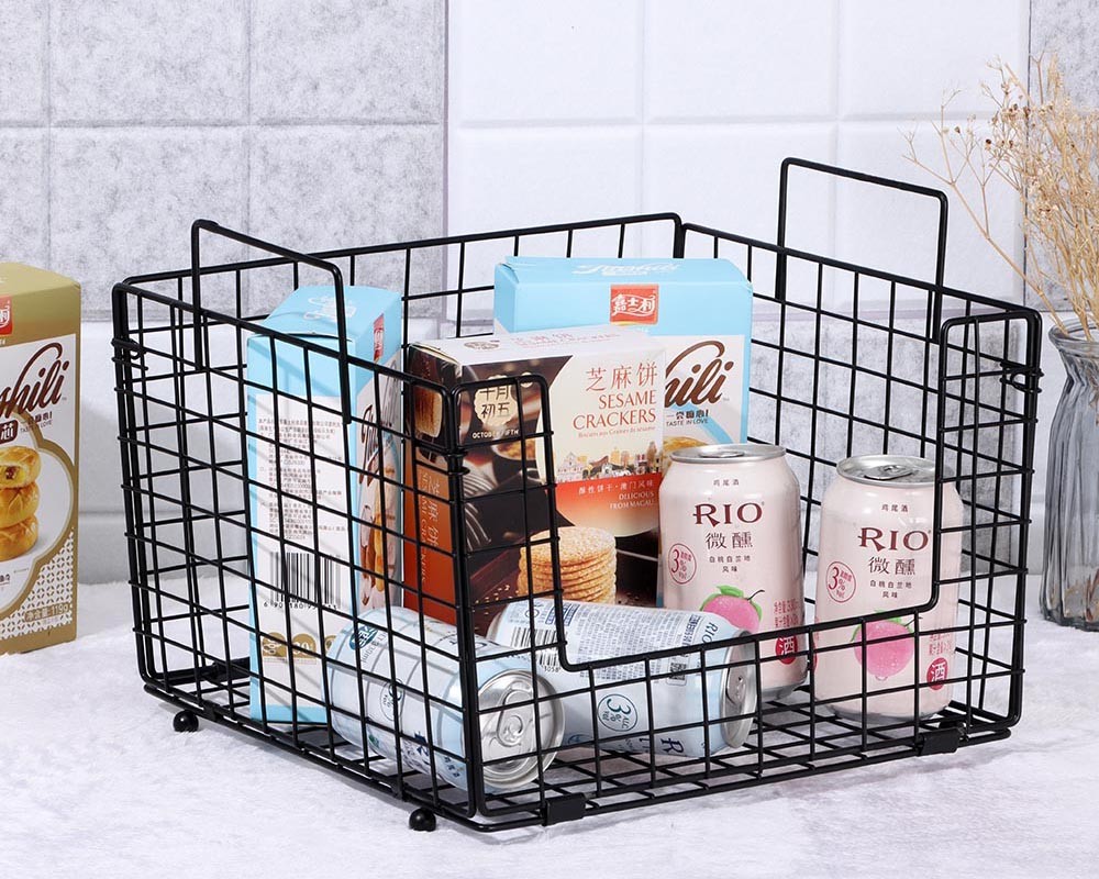 Metal basket 004,Black